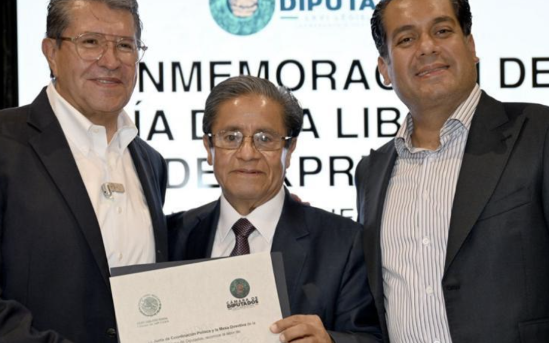 CÀMARA DE DIPUTADOS ENTREGA RECONOCIMIENTOS A PERIODISTAS POR DÌA DE LA LIBERTAD DE EXPRESIÒN